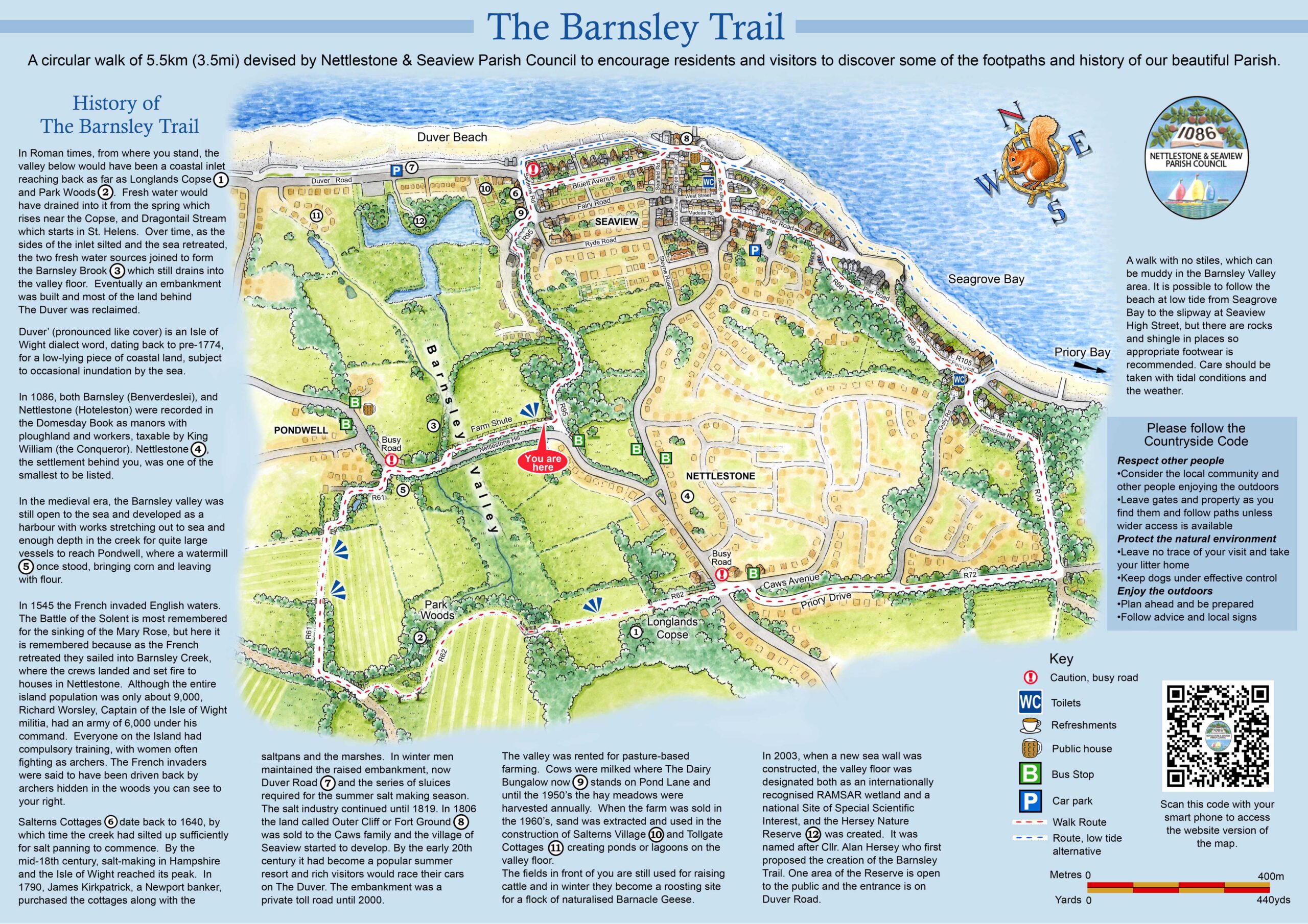 Barnsley Trail Map